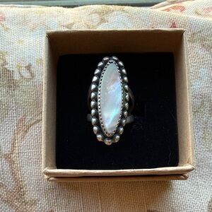 Sterling Abalone Ring